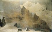William Stott of Oldham Amethyst Cloud-Jungfrau oil on canvas